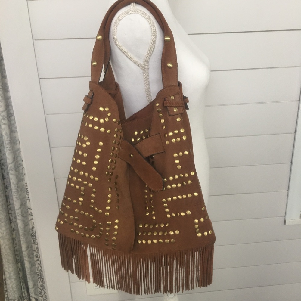 Sam Edelman embellished suede hobo